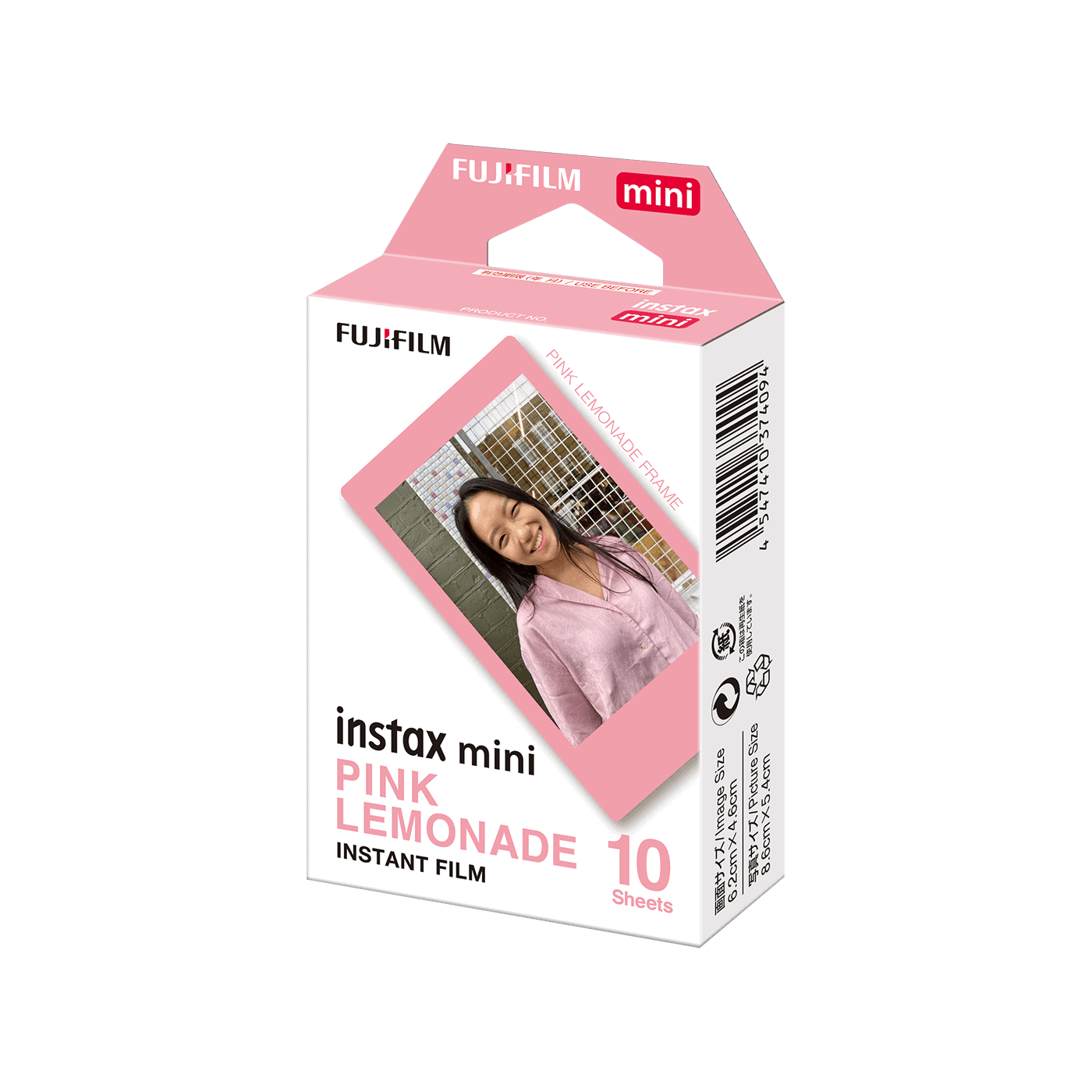 Instax Mini film Pink Lemonade 10 Unidades. compatible con instax mini film.  Disponible en smartdevice