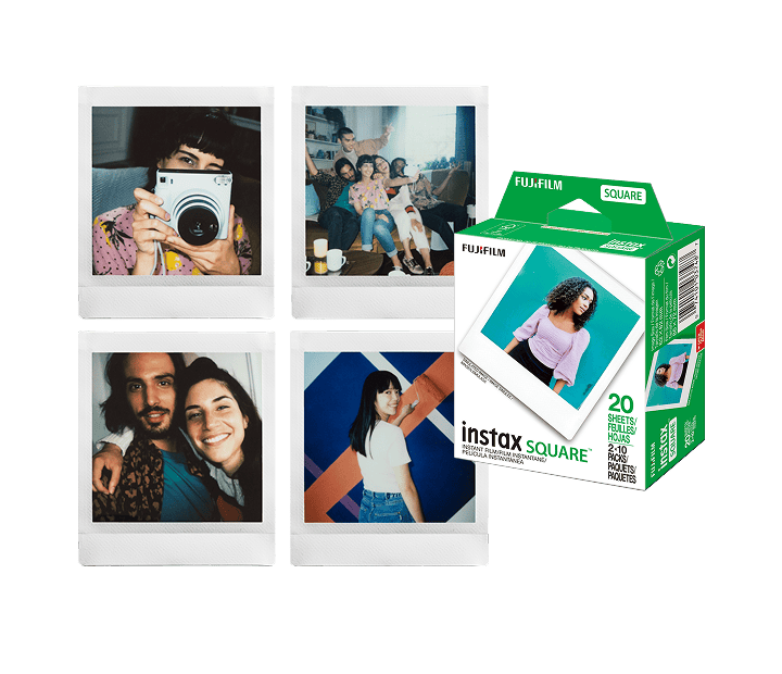 Image of Square Film Twin Pack packaging and sample photos