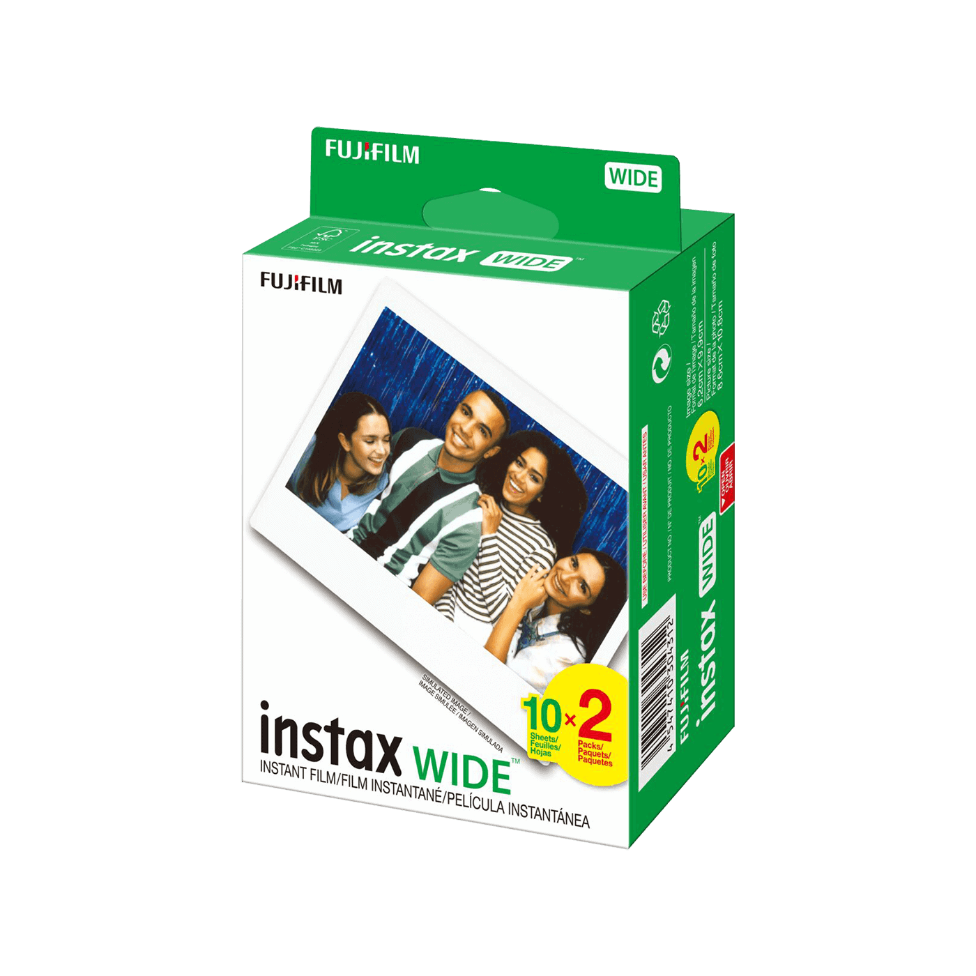 Instant Camera Film - Instax WIDE Twin Film Pack