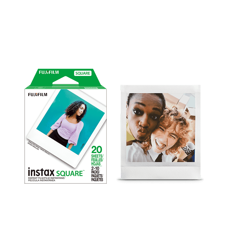 Image of Square Film Twin Pack packaging and sample photo