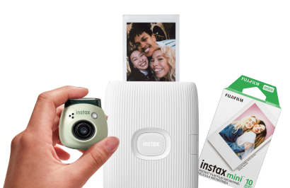 Fujifilm Instax Mini 40 Instant Film Camera Bundle with Instax Mini Contact  Sheet Film & DIY Idea Booklet 